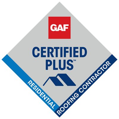 GAF Certified Plus contractor badge